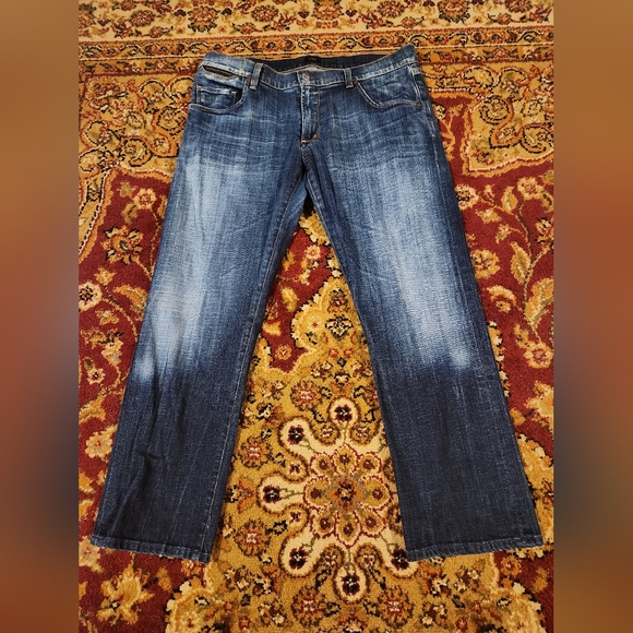 Citizens Of Humanity Size 30 Straight Leg Distressed Low Rise Crop Jeans - Picture 1 of 8